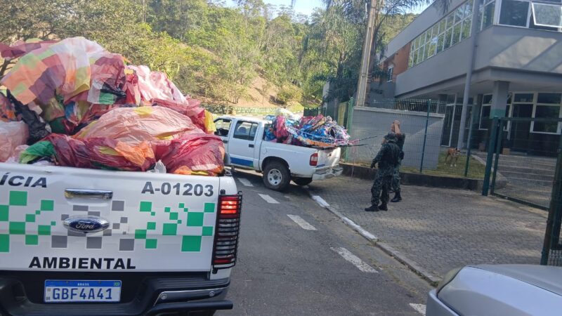 QUATRO PESSOAS SÃO MULTADAS EM R$ 40 MIL POR SOLTURA DE BALÃO EM SANTO ANDRÉ