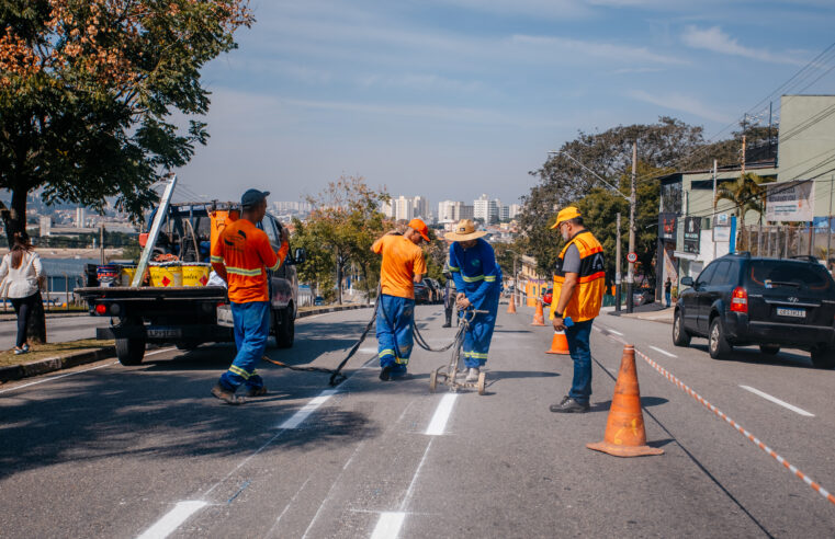 SÃO BERNARDO GANHA MAIS 5 KM DE FAIXA AZUL PARA MOTOCICLISTAS