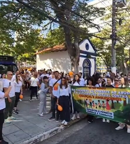 MAIO LARANJA: CAMINHADA REÚNE CERCA DE OITOCENTAS PESSOAS EM DEFESA DAS CRIANÇAS EM SÃO BERNARDO