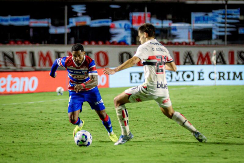 SÃO PAULO EMPATA COM FORTALEZA NO MORUMBIS E CHEGA AO SEXTO EMPATE EM SETE JOGOS