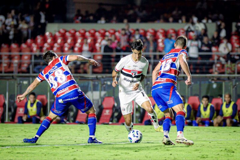 SÃO PAULO EMPATA COM FORTALEZA NO MORUMBIS E CHEGA AO SEXTO EMPATE EM SETE JOGOS
