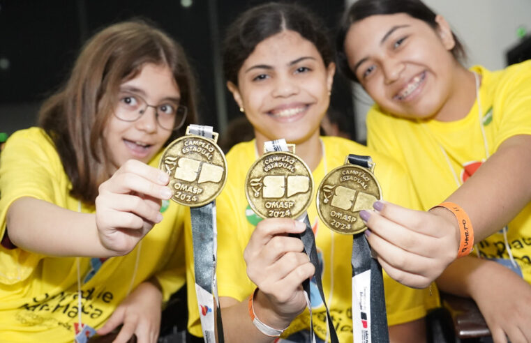 OMASP 2025: EDUCAÇÃO PREMIA 8.224 ESTUDANTES DO ABC COM MEDALHAS DE OURO, PRATA E BRONZE