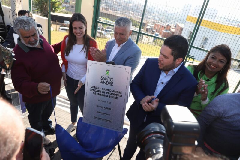 SANTO ANDRÉ AMPLIA CAPACIDADE DE GERAÇÃO DE ENERGIA AO INAUGURAR TERCEIRA USINA FOTOVOLTAICA