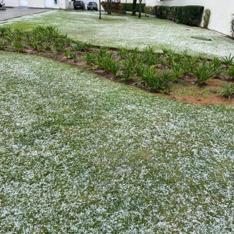 CHUVA DE GRANIZO ATINGE REGIÃO CENTRAL DE SÃO BERNARDO