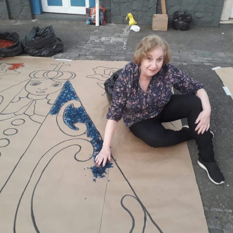 TAPETES DE CORPUS CHRISTI COLORIRAM IGREJAS HISTÓRICAS DE SÃO BERNARDO