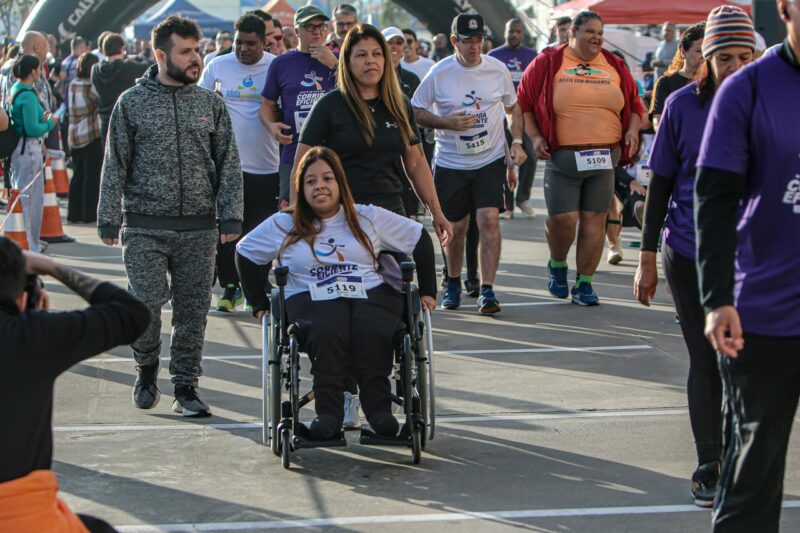 CORRIDA INCLUSIVA REÚNE 2 MIL PESSOAS NA MANHÃ DESTE DOMINGO NO SÃO BERNARDO PLAZA