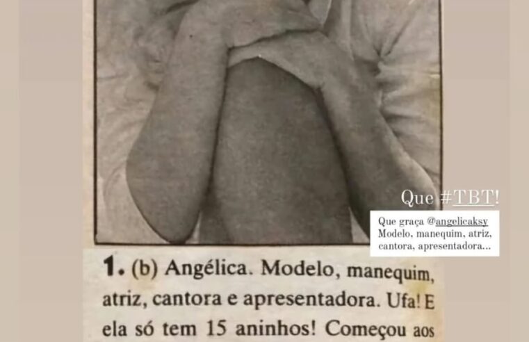 ANGÉLICA RELEMBRA NAS REDES SOCIAIS INÍCIO DA CARREIRA E FASE EM QUE MOROU EM SÃO BERNARDO