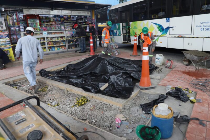 OBRAS DE REQUALIFICAÇÃO NA REGIÃO CENTRAL DE SANTO ANDRÉ SUPERAM 75% DE CONCLUSÃO