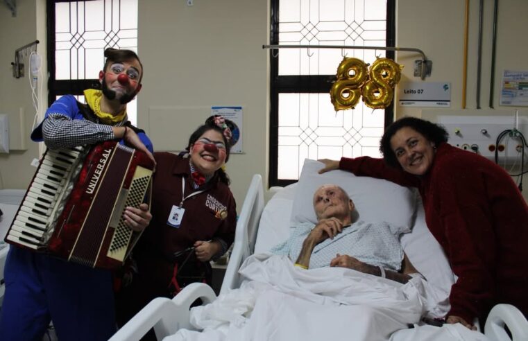 PROJETO LEVA PALHAÇARIA E FESTA JUNINA A PACIENTES DO HOSPITAL DO CÂNCER ANCHIETA EM SÃO BERNARDO