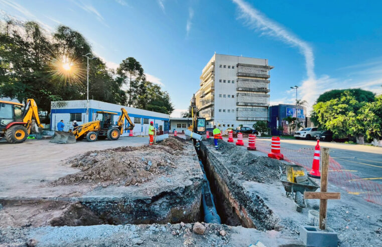 AME SANTO ANDRÉ REALIZA OBRAS PARA CONTENÇÃO DE ENCHENTES