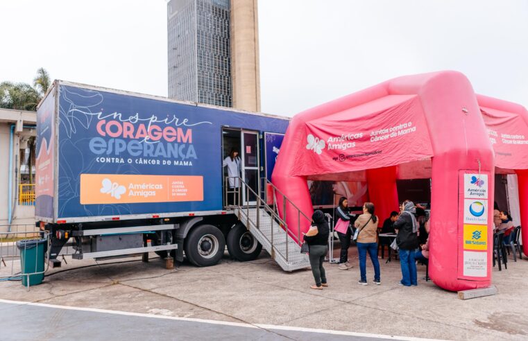 CARRETA DA MAMOGRAFIA ATENDE 43 MULHERES NO PRIMEIRO DIA DE TRABALHO NO PAÇO DE SÃO BERNARDO