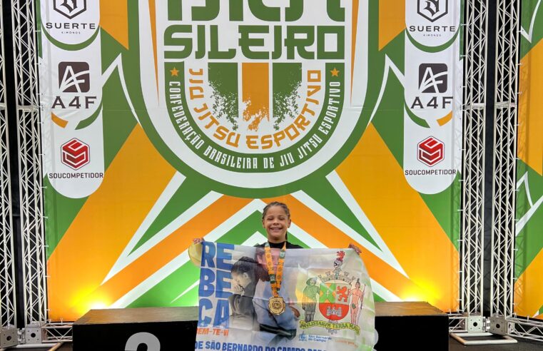 ATLETA DE SÃO BERNARDO, REBECA BEM TE VI É CAMPEÃ BRASILEIRA DE JIU-JITSU EM DISPUTAS COM E SEM QUIMONO