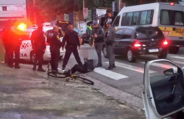 CRIMINOSO TENTA ROUBAR MULHER NO TABOÃO, É CONTIDO POR MORADOR E PRESO PELA GCM