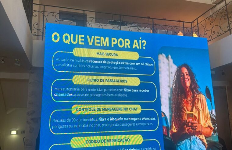 93% DAS MOTORISTAS DO APLICATIVO DE TRANSPORTE 99 DIZEM QUE PASSAGEIRAS PREFEREM MULHERES AO VOLANTE