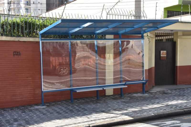 SANTO ANDRÉ REQUALIFICA E INSTALA NOVOS PONTOS DE ÔNIBUS COM INVESTIMENTOS DO PROMOBI