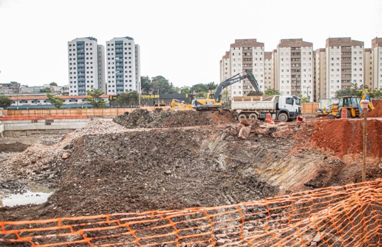 INSTALAÇÃO DE TIRANTES DE ESTABILIDADE MARCA NOVA FASE DO PISCINÃO DO FUNDAÇÃO EM SÃO CAETANO