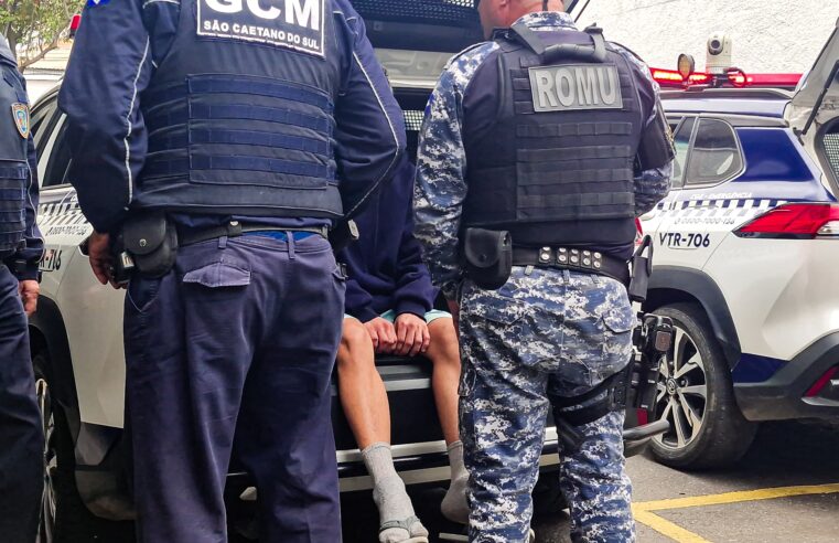 GCM DE SÃO CAETANO PRENDE HOMEM POR FURTO NO CENTRO DA CIDADE