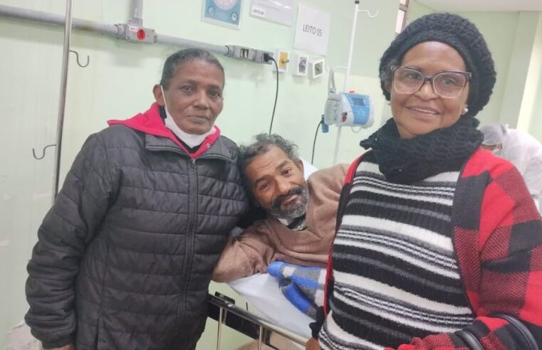 HOMEM SOCORRIDO SEM DOCUMENTOS NA UPA CENTRAL DE SANTO ANDRÉ REENCONTRA A MÃE DEPOIS DE 10 ANOS