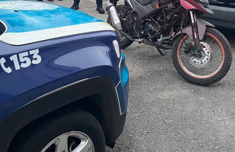 NO SILVINA, GCM RECUPERA MOTO FURTADA PERTO DO POLIESPORTIVO
