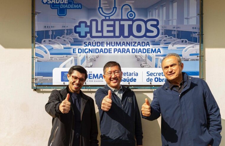 PREFEITO TAKA ANUNCIA AMPLIAÇÃO E MAIS 20 LEITOS NO HOSPITAL MUNICIPAL DE DIADEMA