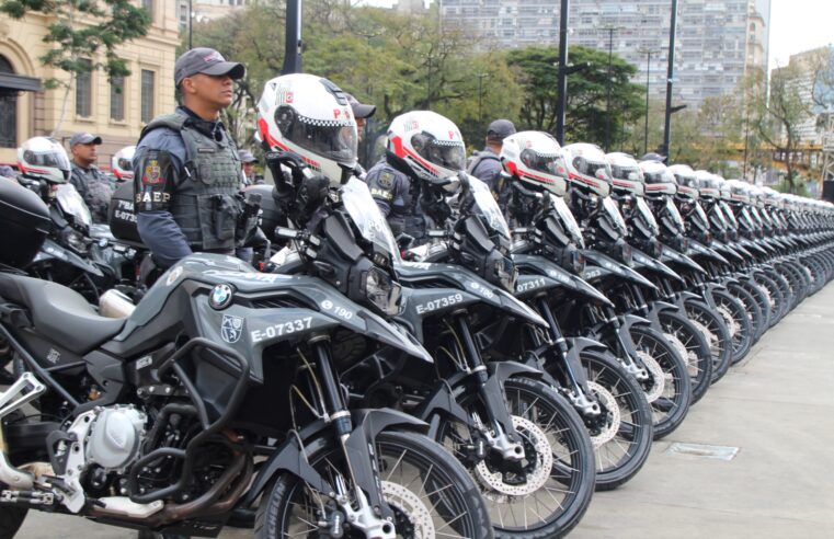 MOTOS DA PM NA CAPITAL GANHAM CÂMERAS PARA IDENTIFICAR VEÍCULOS ROUBADOS