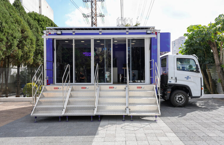 SEBRAE MÓVEL COMEÇA A OPERAR COM NOVO MODELO DE VEÍCULO EM SÃO CAETANO