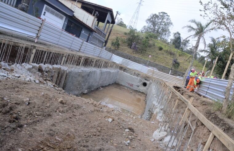 SANTO ANDRÉ AVANÇA EM OBRAS CONTRA ENCHENTES NA VILA PIRES