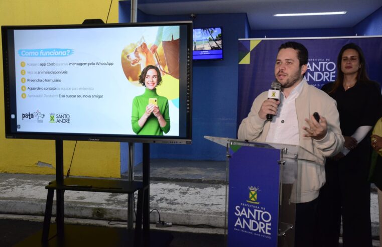 SANTO ANDRÉ LANÇA PROGRAMA QUE FACILITA A ADOÇÃO RESPONSÁVEL E INCENTIVA O VOLUNTARIADO EM PROL DOS ANIMAIS