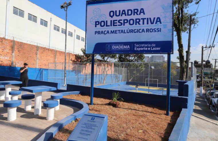 DIADEMA REVITALIZA PRAÇA METALÚRGICA ROSSI, NO JARDIM PADRE ANCHIETA