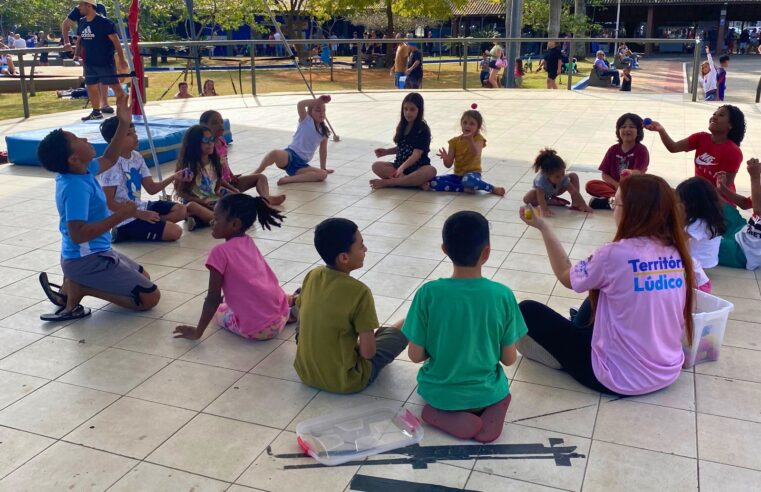TERRITÓRIO LÚDICO ENCERRA SEMESTRE APROVADO POR ALUNOS, FAMÍLIAS E COMUNIDADE ESCOLAR DE SÃO CAETANO