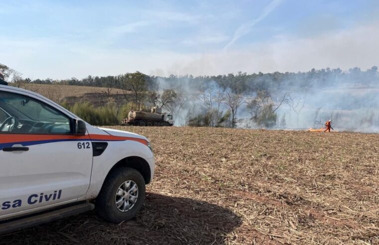 DEFESA CIVIL MONITORA SEIS OCORRÊNCIAS DE INCÊNDIO EM DIFERENTES REGIÕES DE SP