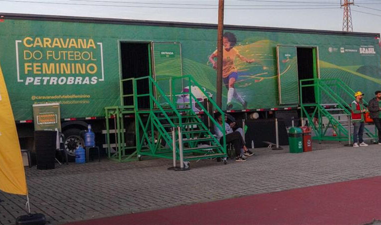 CARAVANA DO FUTEBOL FEMININO PETROBRAS CHEGA EM SANTO ANDRÉ COM PROGRAMAÇÃO GRATUITA