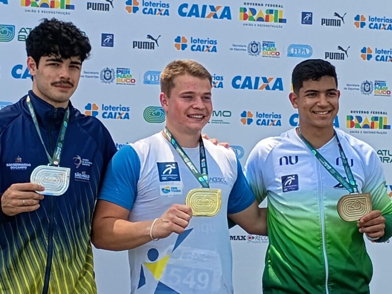 EQUIPE DE SÃO BERNARDO CONQUISTA QUATRO MEDALHAS NO BRASILEIRO INTERCLUBES SUB-20 DE ATLETISMO