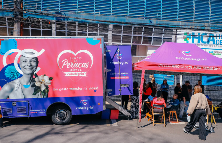PARCERIA DO HOSPITAL DE CÂNCER DE SÃO BERNARDO E ONG CABELEGRIA REALIZA DOAÇÃO DE PERUCAS
