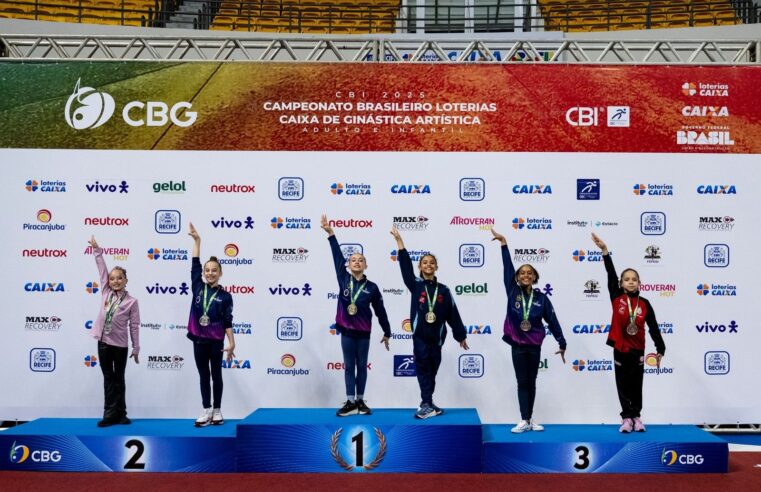GINÁSTICA ARTÍSTICA FEMININA DE SÃO BERNARDO É VICE-CAMPEÃ DO CAMPEONATO BRASILEIRO INFANTIL