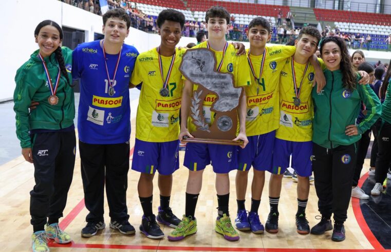 COM TRABALHO DE BASE, ATLETAS DE SÃO BERNARDO CONQUISTAM MEDALHAS COM A SELEÇÃO BRASILEIRA INFANTIL DE HANDEBOL, NO PARAGUAI