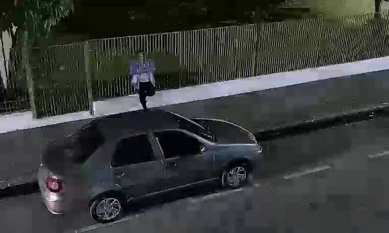 GCM PRENDE HOMEM SUSPEITO DE AGREDIR A MULHER APÓS ALERTA DO SMART SANCA