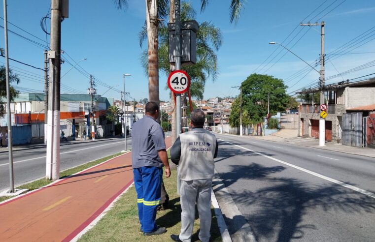EM SÃO BERNARDO DO CAMPO, IPEM-SP VERIFICA RADAR NA ESTRADA DO ALVARENGA