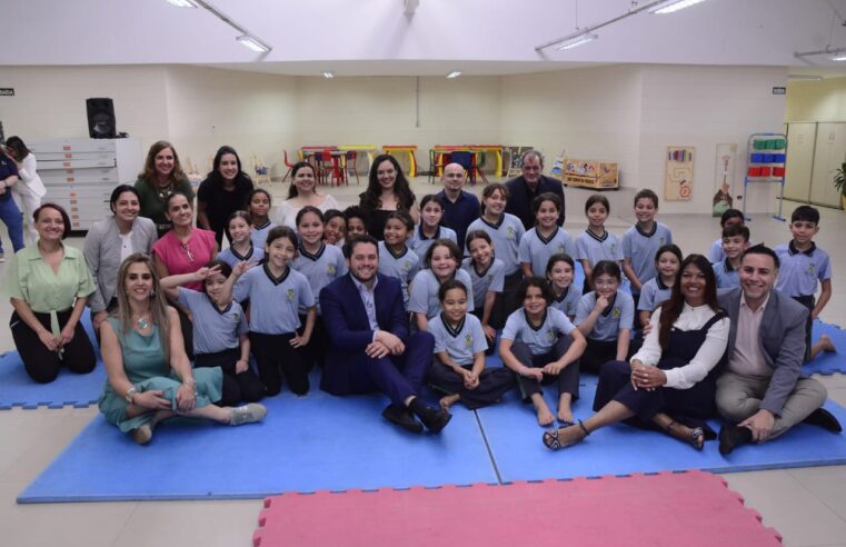 SANTO ANDRÉ ENTREGA MODERNIZAÇÃO DA EMEIEF LUIZ SACILOTTO NO JARDIM ALVORADA