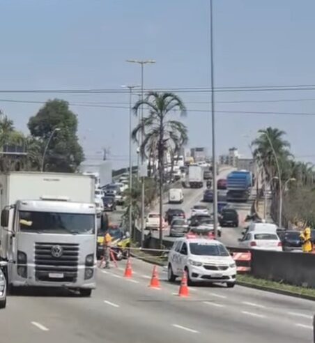 MOTOCICLISTA MORRE EM ACIDENTE NA AVENIDA PRESTES MAIA, EM SANTO ANDRÉ