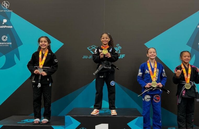 ATLETA DE 10 ANOS DE SÃO BERNARDO CONQUISTA OURO E PRATA EM CAMPEONATO INTERNACIONAL DE JIU-JÍTSU EM LAS VEGAS