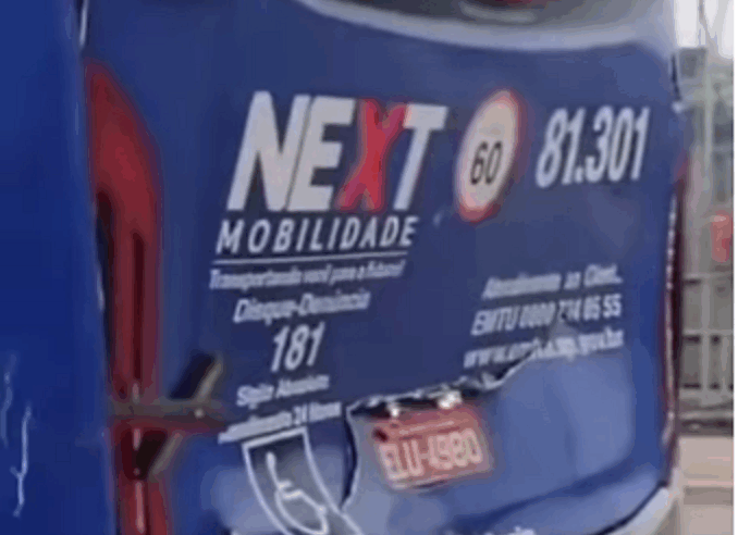 ESTRAGO: VÍDEO MOSTRA RESULTADO DE ACIDENTE ENTRE ÔNIBUS DA NEXT E DA BR-7 NA ESTRADA DOS ALVARENGA