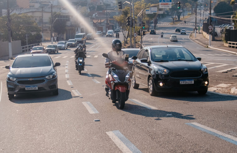 FAIXA AZUL DA AV. 31 DE MARÇO RECEBE APROVAÇÃO DOS MOTOCICLISTAS E REFORÇA SEGURANÇA VIÁRIA EM SÃO BERNARDO