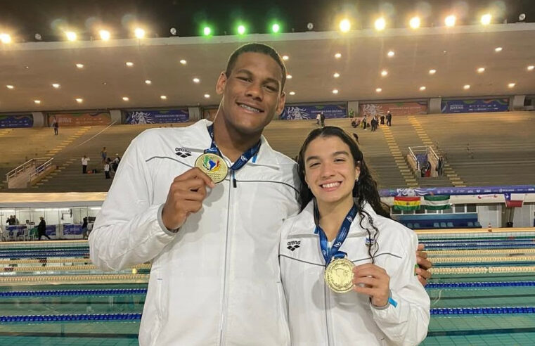 SESI SÃO BERNARDO DO CAMPO: KAUÃ CARVALHO E JULIA ARIOSA QUEBRAM RECORDE NO 2° DIA DE SUL-AMERICANO JUVENIL DE NATAÇÃO