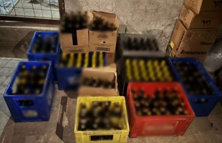 CINCO HOMENS SÃO PRESOS EM OPERAÇÃO CONTRA FALSIFICAÇÃO DE BEBIDAS ALCOÓLICAS EM SANTO ANDRÉ