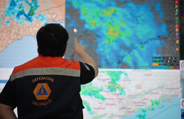 DEFESA CIVIL ALERTA: NOVA FRENTE FRIA TRAZ RISCO DE CHUVA FORTE, VENTANIA E GRANIZO EM SP A PARTIR DE DOMINGO (12)