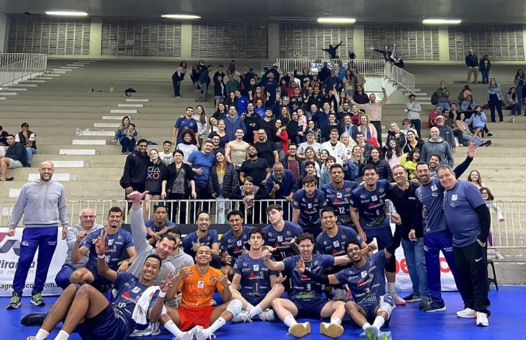 VÔLEI MASCULINO DE SÃO CAETANO ENFRENTA PINDAMONHANGABA NA FINAL E ESTÁ A DUAS VITÓRIAS DE DISPUTAR A DIVISÃO ESPECIAL