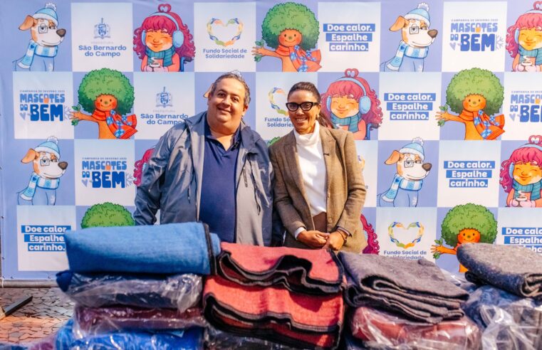 EM QUATRO MESES, CAMPANHA DE INVERNO DE SÃO BERNARDO ARRECADOU 86 MIL PEÇAS