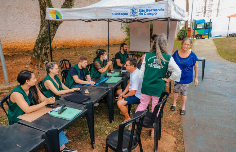 CARAVANA DA REGULARIZAÇÃO FUNDIÁRIA INTENSIFICA AÇÕES EM SÃO BERNARDO