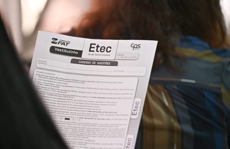 ETECs OFERECEM MAIS DE 92 MIL VAGAS PARA ENSINO GRATUITO EM SÃO PAULO